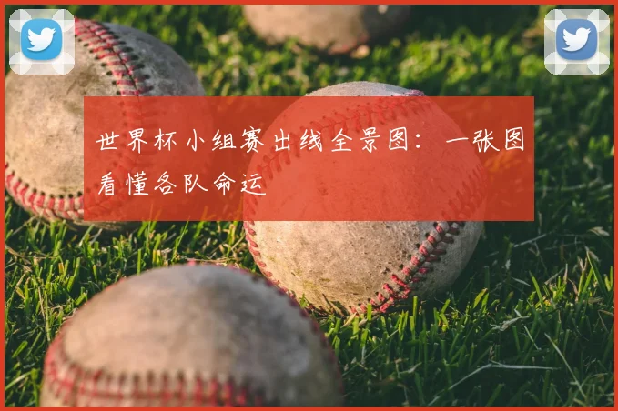 世界杯小组赛出线全景图：一张图看懂各队命运
